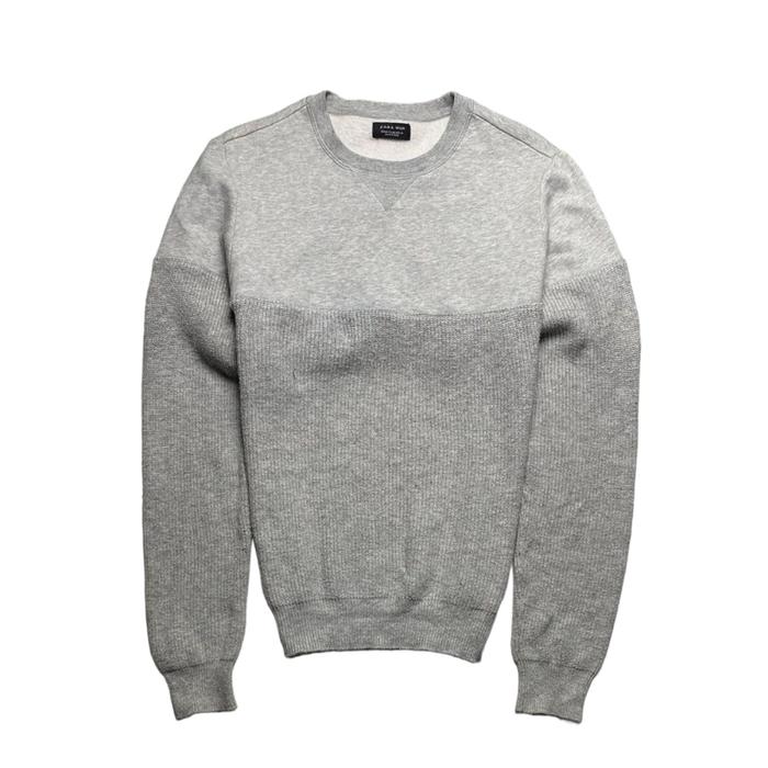 Sweatshirt Zara Man Sweater Pria Bahan Flecee Original | Preloved