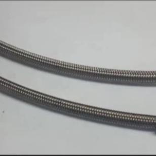 selang oli cooler sepeda motor - teflon braided 1/4" per pcs
