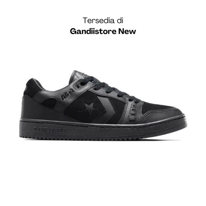 Sepatu Sneakers Pria Converse AS 1 Pro OX A05317C Full Black Men BNIB