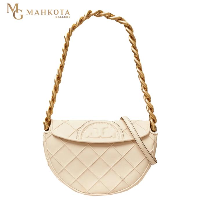 Tas Wanita Shoulder Bag Tory Burch 143575 Fleming Soft Crescent Mini Shoulder Bag