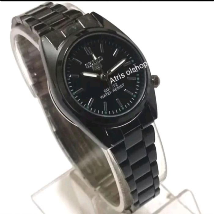 Jam Tangan Wanita Mini SEIKO 5 Analog Rantai Stainless Steel