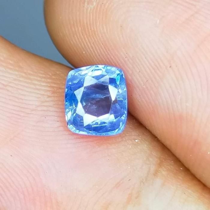 natural blue sapphire sudah termasuk memo gli