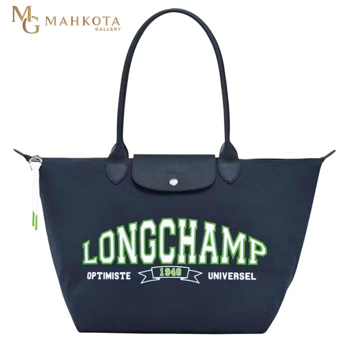 Tas Tote Bag Wanita LC L1899 Le Pliage University Codes Large Tote Bag Marine-Navy