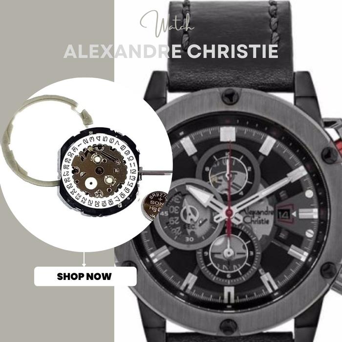 MESIN JAM ALEXANDRE CHRISTIE AC 6491 MC AC 6491MC JAOAN CORP ORIGINAL