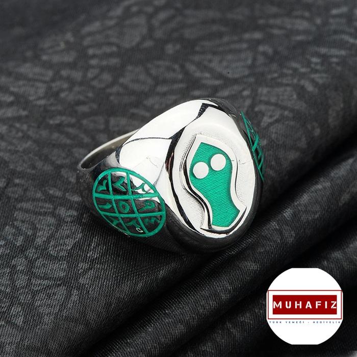 Cincin Perak Osmanli Terompah / Cincin Model Terompah Huruf Arab Turki Silver 925