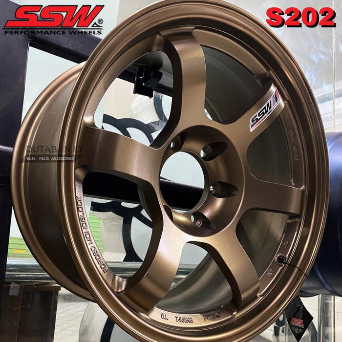 Velg Mobil R17 17x9" 6x139 ET 0 SSW 202 S202 Bronze Pajero Hilux DC