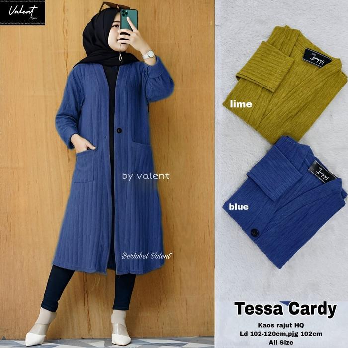 TESSA#4 LONG CARDI RAJUT PREMIUM