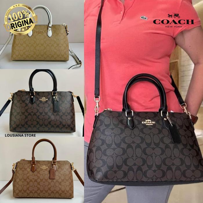 Tas 𝕮ꃅ Women Bag Georgia Satchel In Signature Canvas