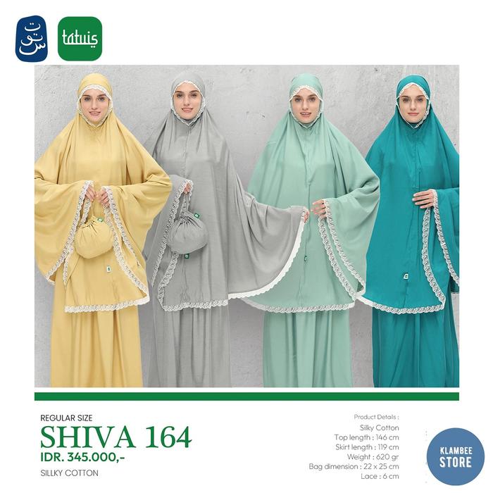 Tatuis Mukena Dewasa Shiva 164 Silky Cotton