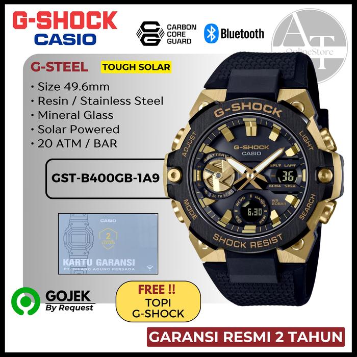 Jam Tangan Pria Casio G-SHOCK GST-B400GB-1A9DR GSTB400GB ORIGINAL