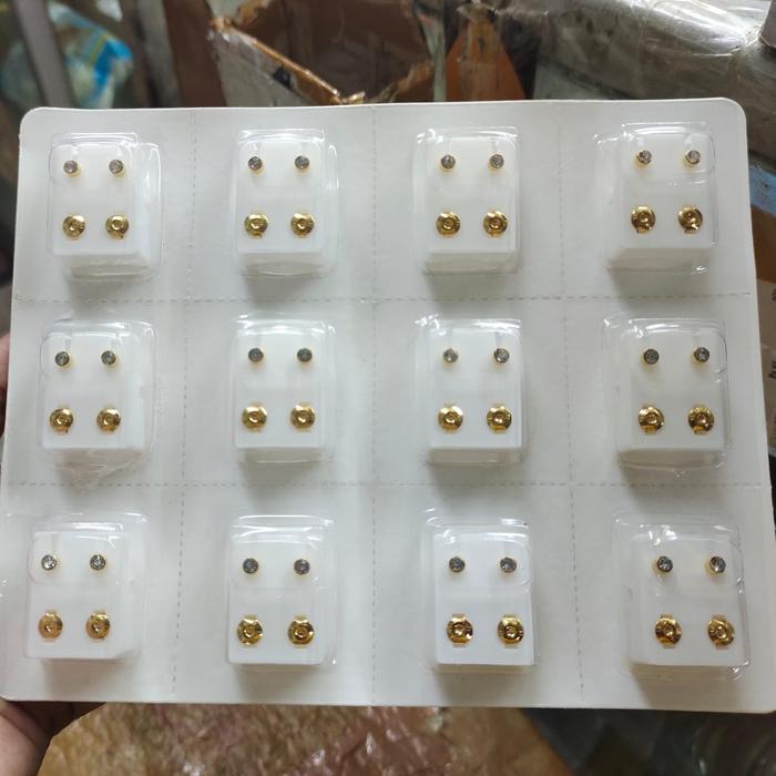 anting bayi sepasang/anting stardex anting telinga bayi
