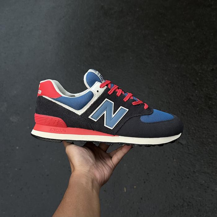 Sepatu sneakers new balance 574 encap phantom blue agate 100% legit