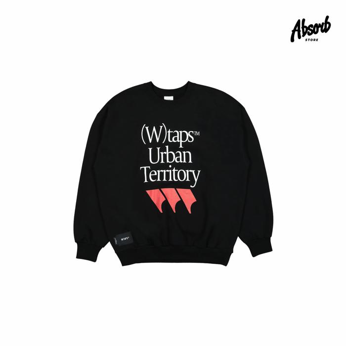 WTAPS Urban Territory Crewneck Sweatshirt (Black)