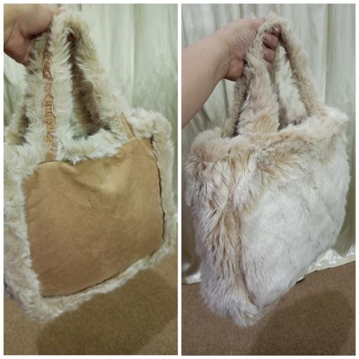 Tas handbag bulu Samantha Thavasa