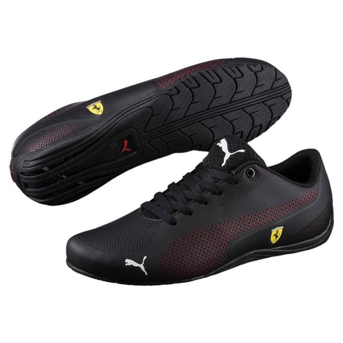 SEPATU PUMA SCUDERIA FERRARI DRIFT CAT 5 - BLACK/RED WHITE