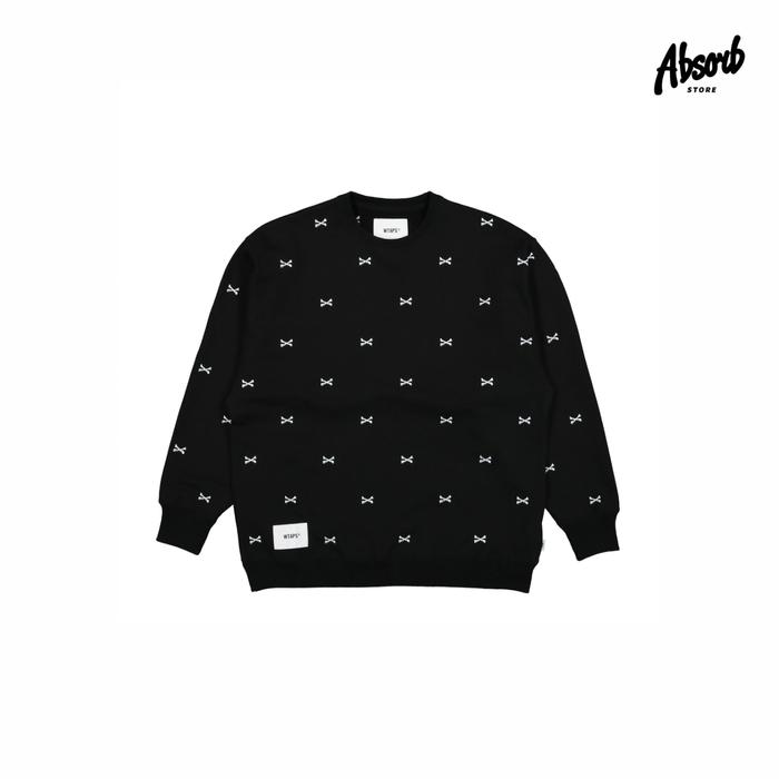 WTAPS Acne Crossbones Bones Crewneck Sweatshirt (Black)