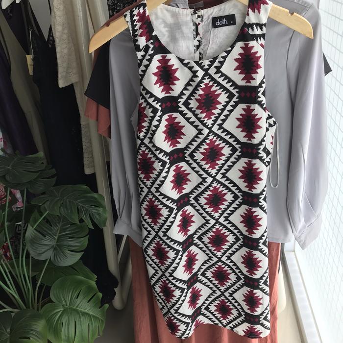 Mini Dress Wanita Thrifting