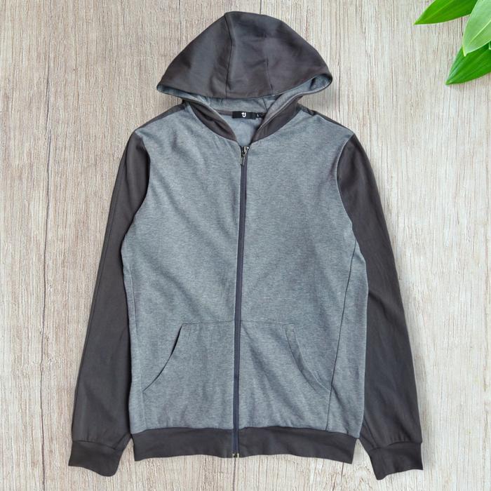 Zip Up Hoodie Uniqlo +J x Jil Sander Second Branded - L p1