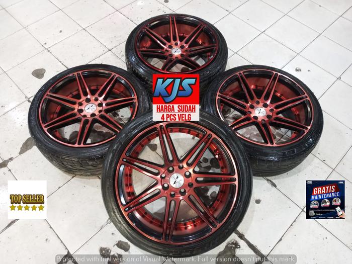 Velg Mobil Racing Bekas Celong R17 Vellano Pcd 4x100 4x114 Ban Bonus Ring 17 Buat Vios Yaris Jazz Av