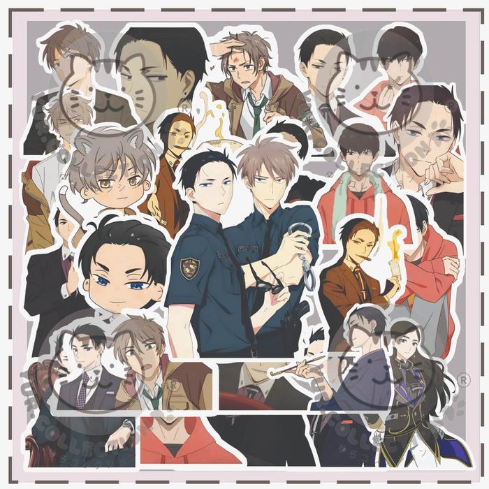 (30 PCS) Sticker Anime/ Sticker Daisuke Kambe Glossy/ Kambe Sticker Pack