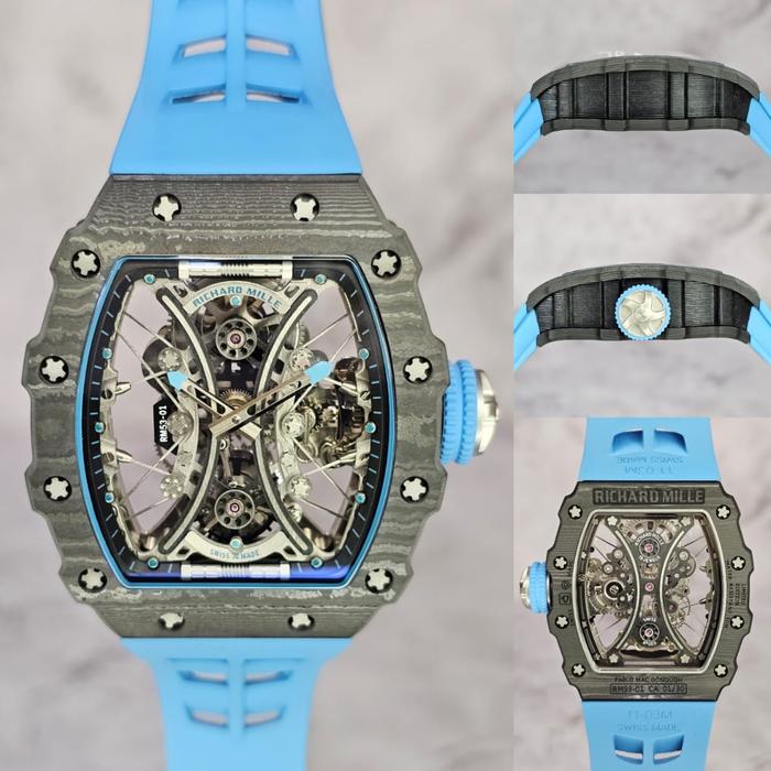 Jam tangan Automatic Swiss Tourbillon RM 53-01 Pablo McDonough fullset
