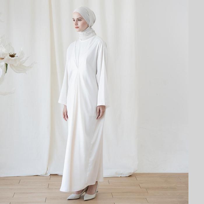 Spesial Kana By Aska Label - Kaftan Wanita Eid Collection Gamis Kaftan Lebaran Dengan Details Drape