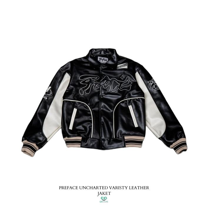 Preface Varsity Uncharted Leather Jacket Original