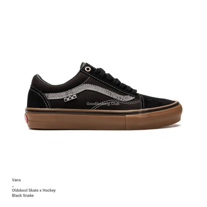 Vans Oldskool Pro Skateboarding x Hockey Black Snake Original