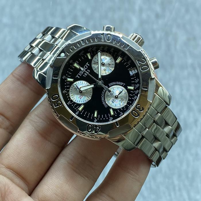 Tissot PRS 200 Chronograph Date Black Dial T362/462K Quartz 39mm