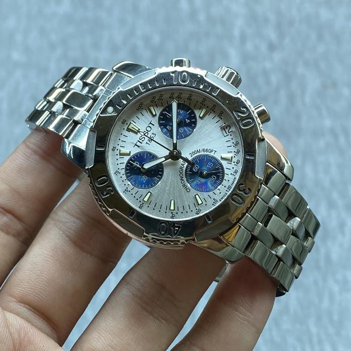 Tissot PRS 200 Chronograph Date White Dial T362/462 Quartz 39mm