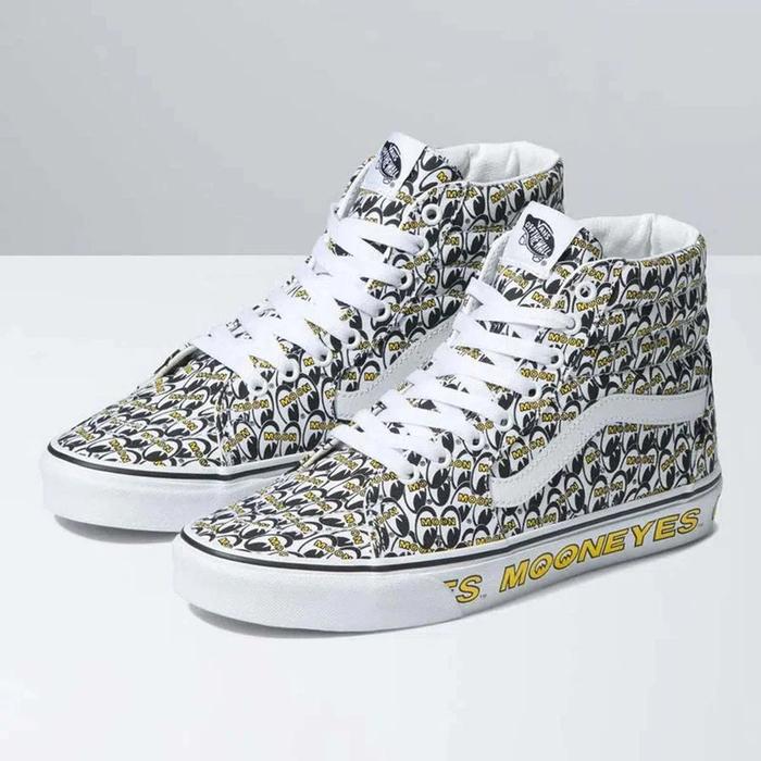 VANS MOONEYES SK8-HI 'WHITE YELLOW' ORIGINAL