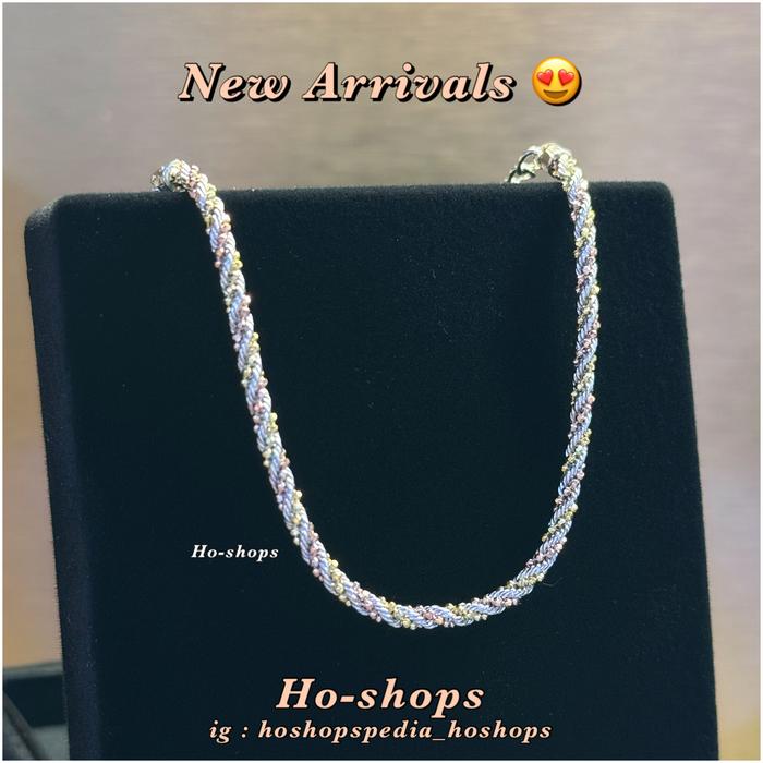 Gelang Tambang Ulir Combinasi Kadar 750 Asli Emas
