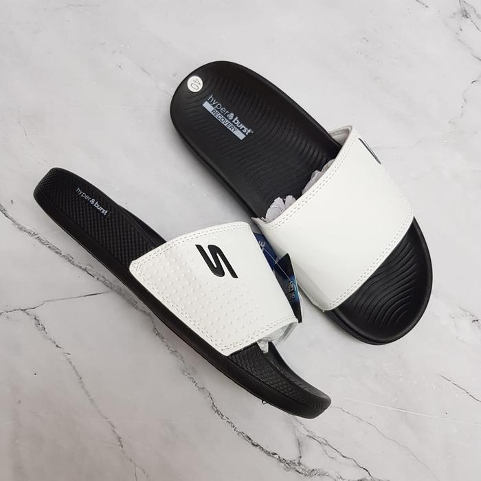 Skechers Sandal Pria / Sendal Slop / Sepatu Sandal Pria Skechers Hyperburst Slide