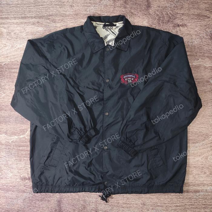 ONEILL EMBROIDERED NYLON COACH JACKET BKN DOGTOWN SANTA CRUZ STUSSY