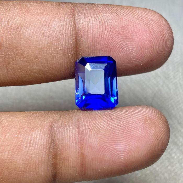 king safir biru batu blue safir sapphire chatam hardness8-9 skala mohs