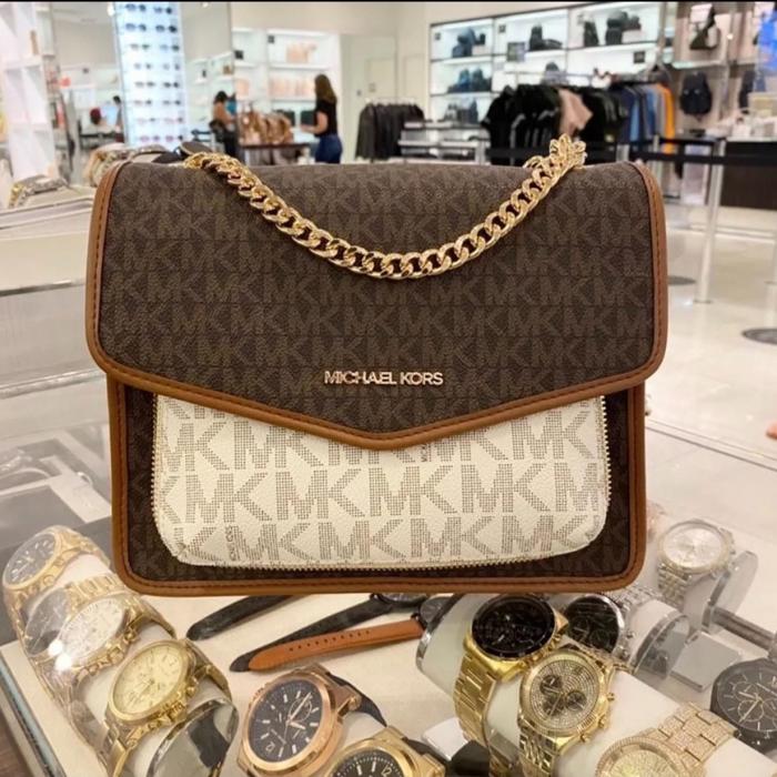 MK Regina Sign Brown Multi