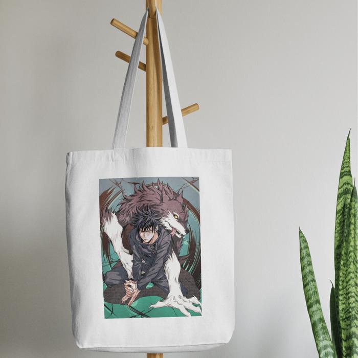 [5 DESAIN] TOTEBAG MEGUMI JUJUTSU KAISEN / Totebag Anime MEGUMI JUJUTSU KAISEN / tote bag MEGUMI JUJ