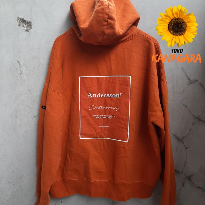 Toko Kanagara - Hoodie Andersson Bell Contemporary Box Logo (Terracota) Original