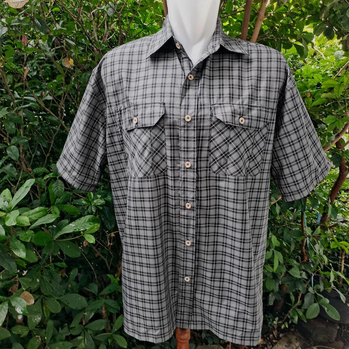 REEL LEGENDS Vented Button Up UPF Fishing Shirt Mens, Black