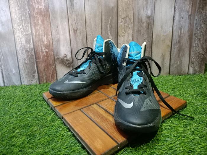 SEPATU NIKE HYPERFUSE TERMURAH BIRU HITAM