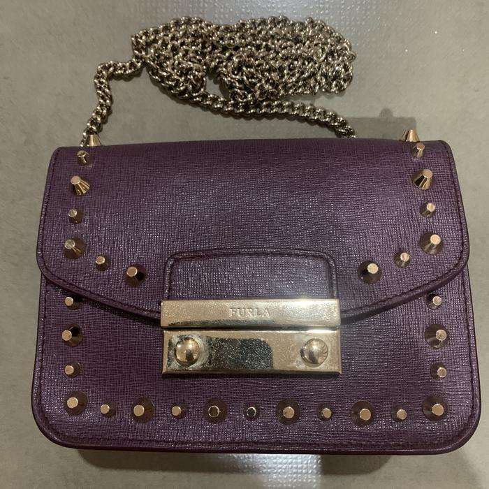 FURLA metropolis studed bag