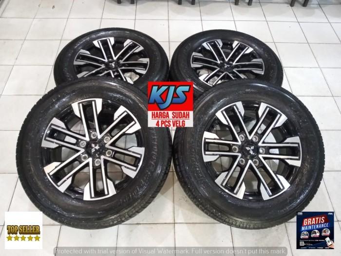 Pelek Mobil Copotan Bekas R18 Original Pajero Rockford 6x139 Ban 265/60 Ring 18 Triton Strada Velg S