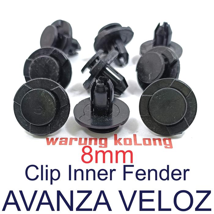 Clip Inner Fender VELOZ New Avanza Xenia Gran Max Luxio Rush Terios Ayla Agya Sigra Calya Ertiga APV