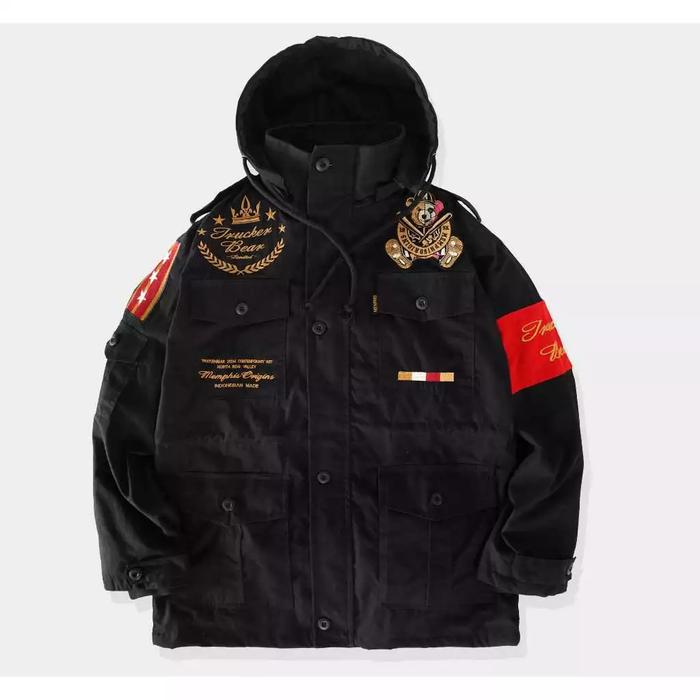 Memphisorigins - Jacket Parka Truckerbear Unisex Pria Wanita (LIMITED)