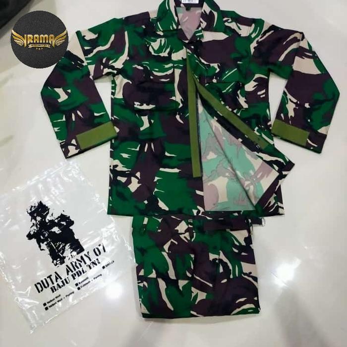 BAJU PDL VELBED | BAJU PDL VELBED MERK DUTA | BAJU PDL VELBED TNI