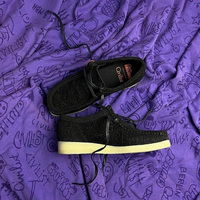 Clarks Wallabe x Civilist Black