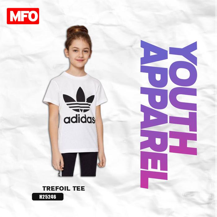 TREFOIL TEE ORIGINAL ORI KAOS ANAK ADIDAS H25246