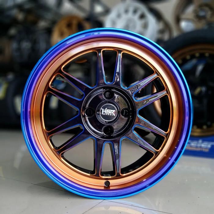 velg mobil hsr special edition ring 16 type bly01 rainbow for jazz mobilio freed brio sigra swift vi