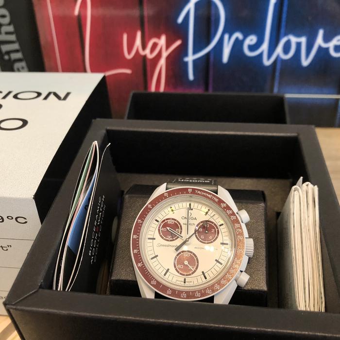 Jam tangan swatch x omega Speedmaster
