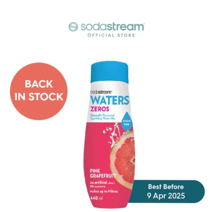 SodaStream Zeros Pink Grapefruit Drink Mix